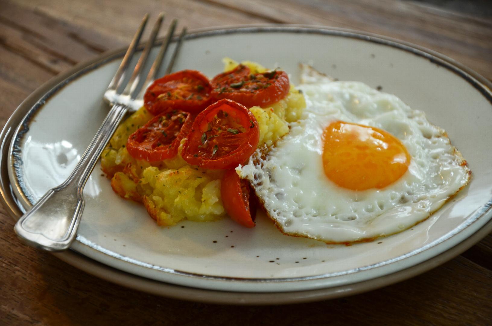 Ofenrösti mit Spiegelei